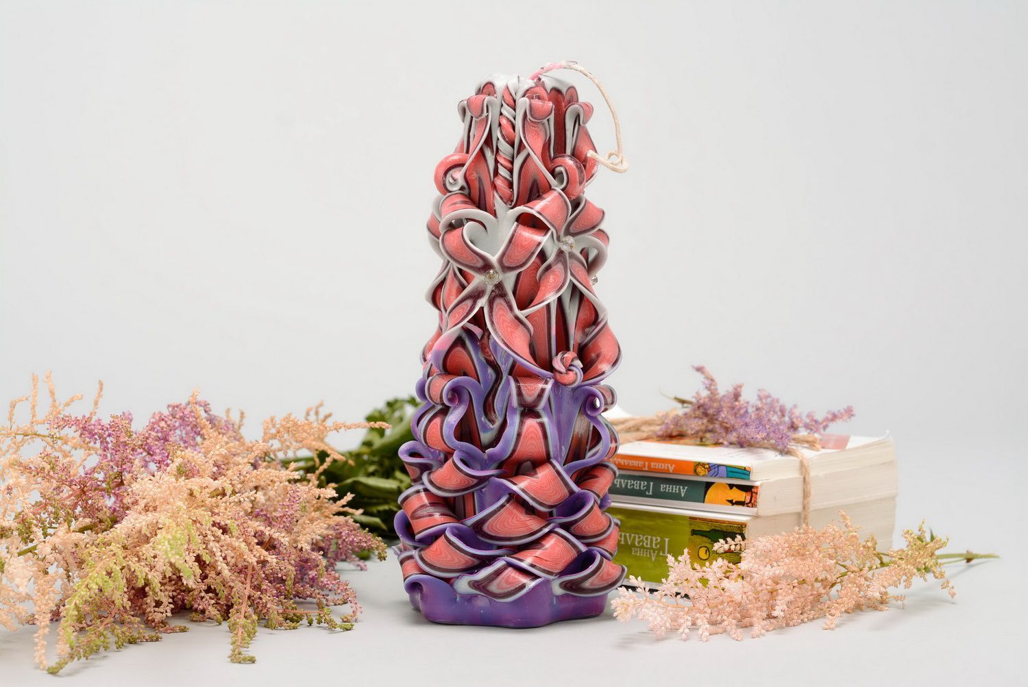 A beautiful decorative candle