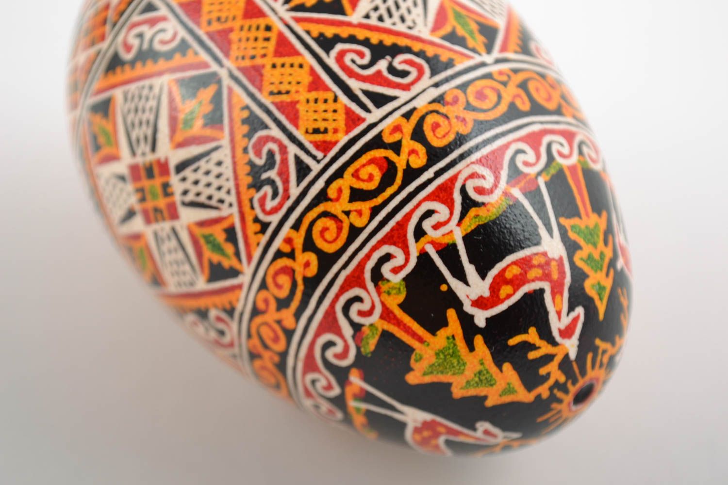 Easter goose egg pysanka