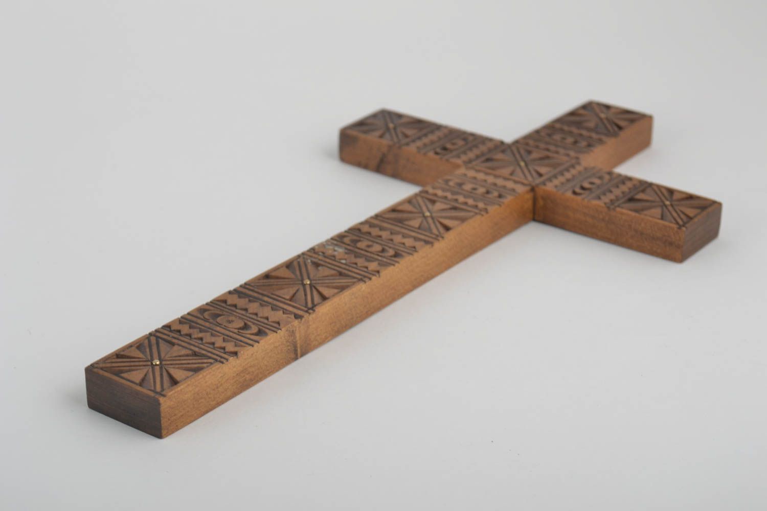 Christian wooden cross.