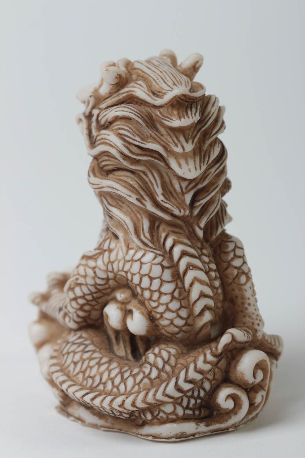 Statuette in the form of a dragon, handmade.