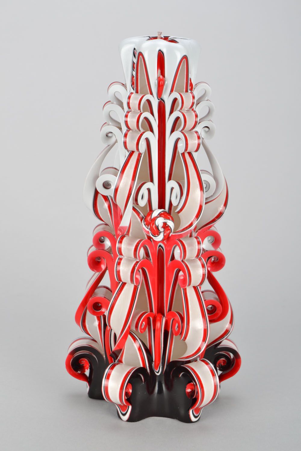 High beautiful handmade candle.
