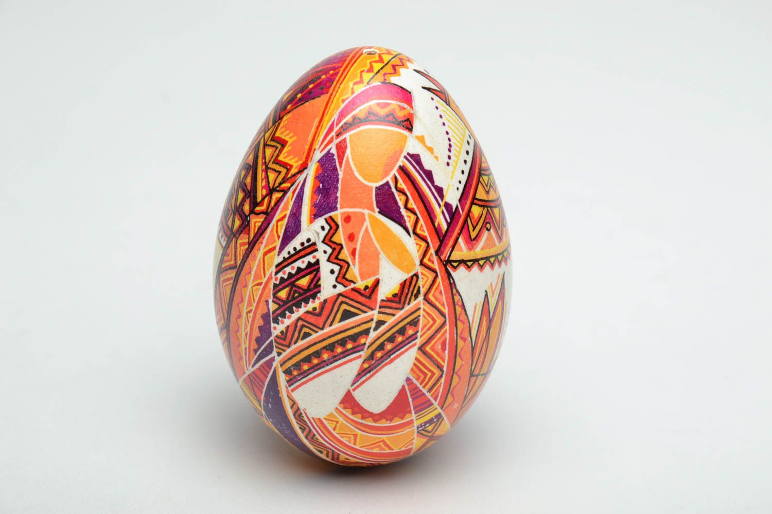 Openwork painted egg. Handmade.