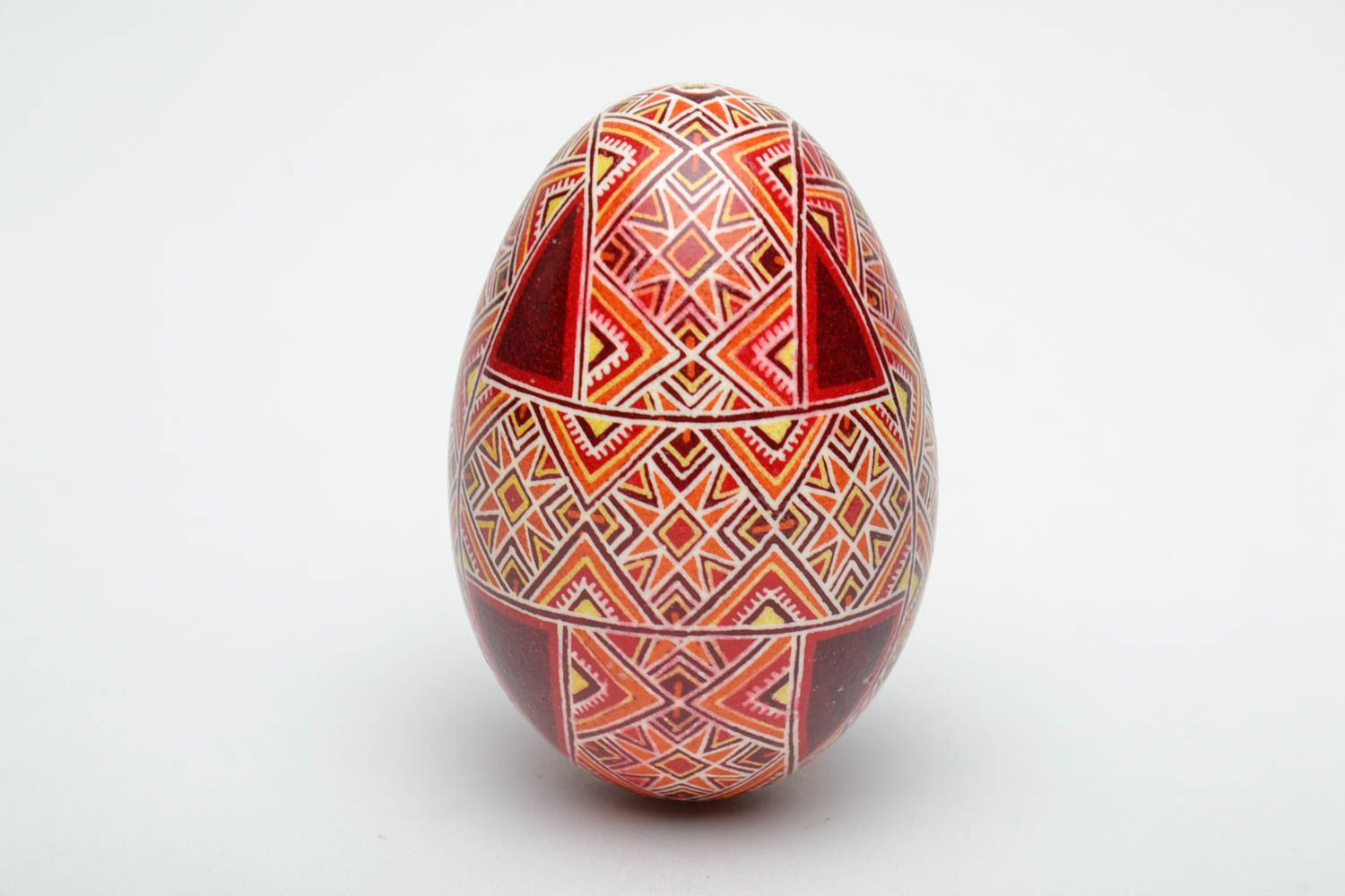 Handmade painted egg.